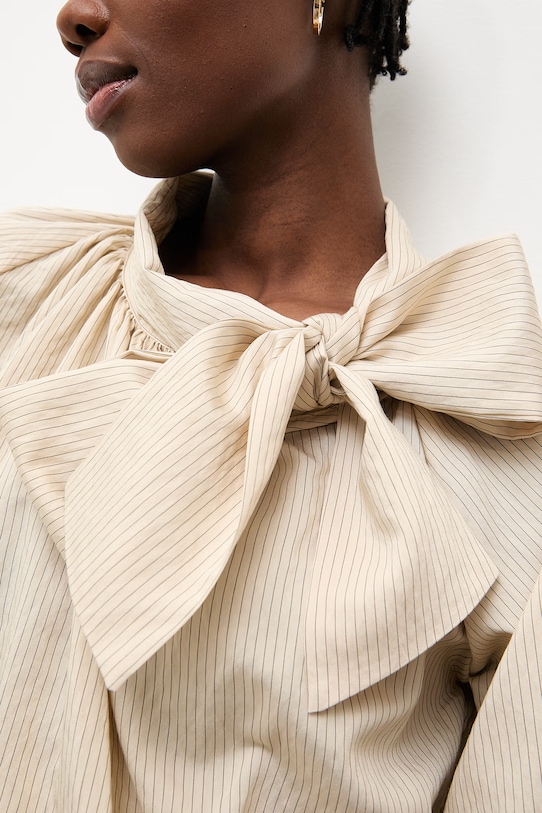 Answear.LAB bluzka damska z wiskozą WS26-BDD016 beżowy