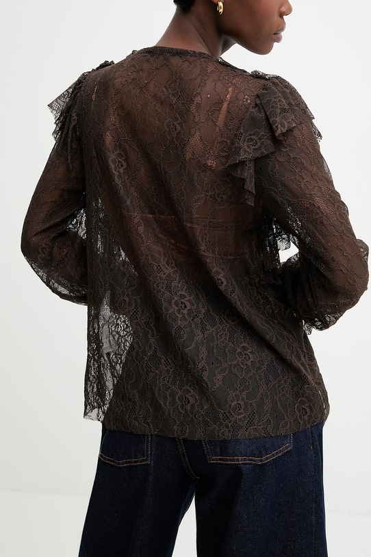 Answear.LAB bluzka brązowy 93710.iok