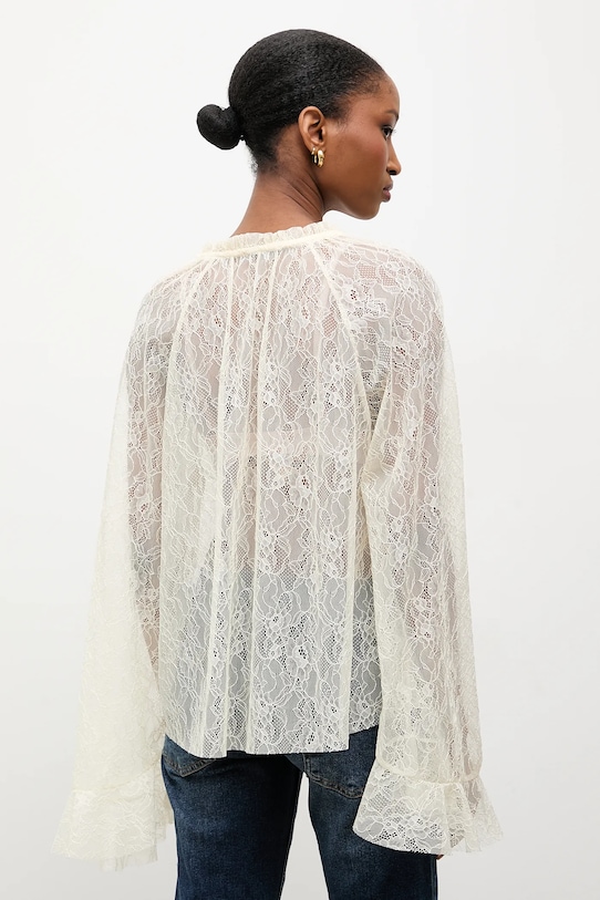 Блузка Answear.LAB бежевий 93210.iok