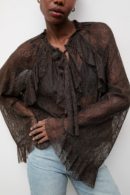 Answear.LAB bluzka 93210.iok brązowy