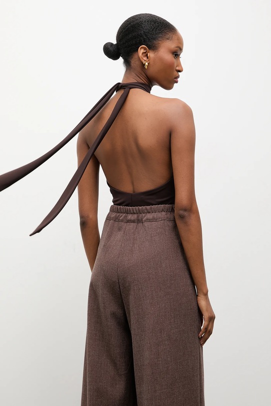 Odzież Answear.LAB body 93636.iok brązowy