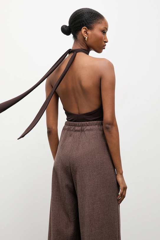 Odzież Answear.LAB body 93636.iok brązowy