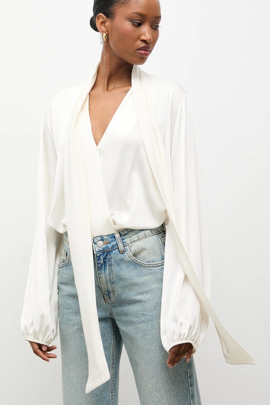 Answear.LAB bluzka 55620 PLEIN.iok beżowy