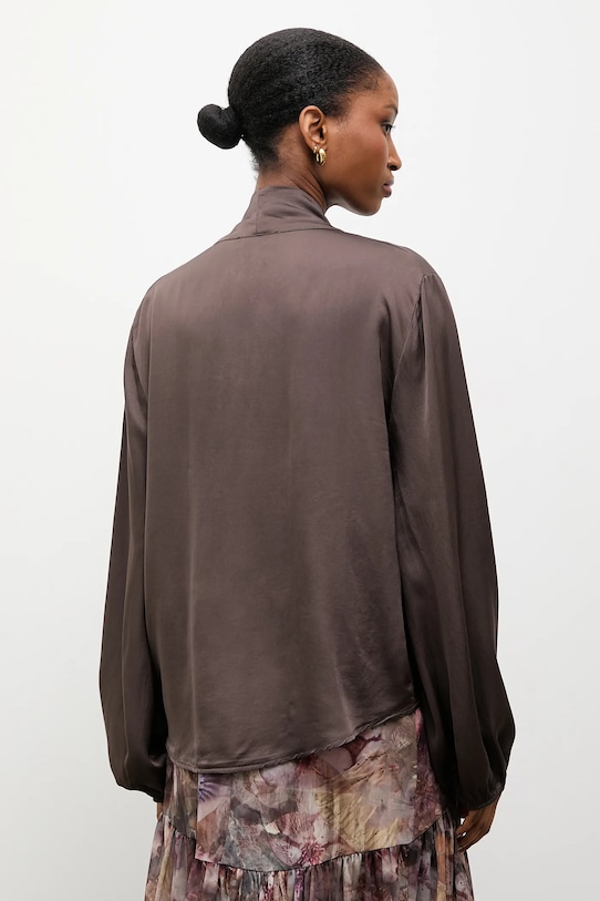 Odzież Answear.LAB bluzka 55620 PLEIN.iok brązowy