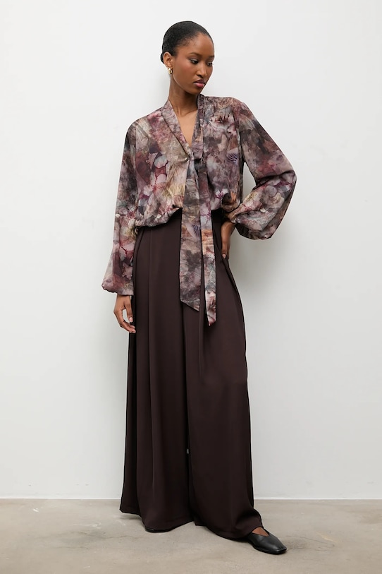 Answear.LAB bluzka 55620/ST PRINTED.iok szary WS26