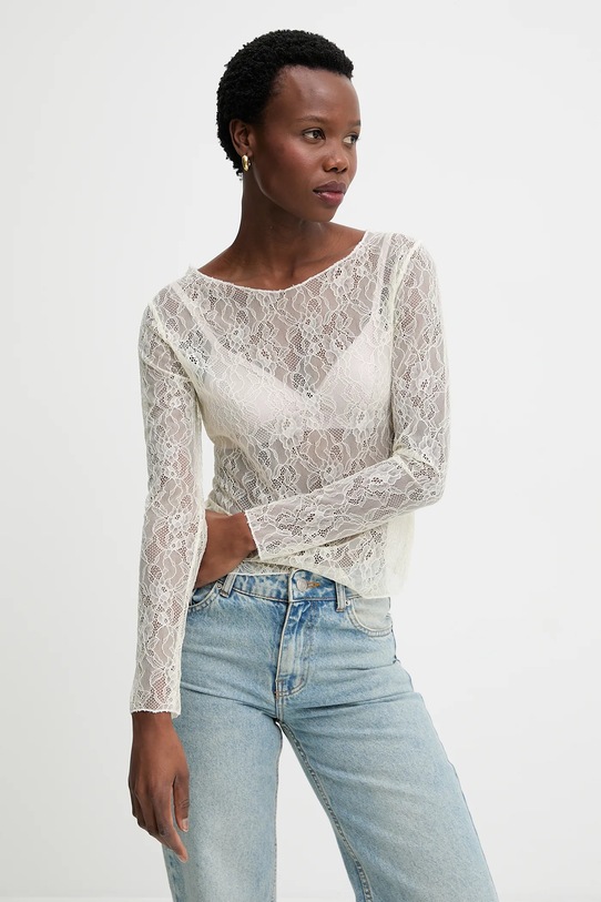 Answear.LAB bluzka casual beżowy 93711.iok