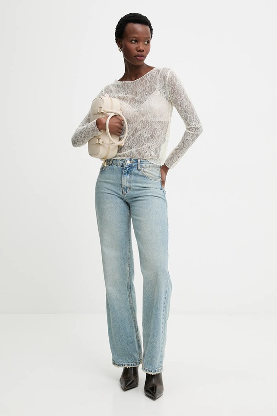 Answear.LAB bluzka 93711.iok beżowy WS26