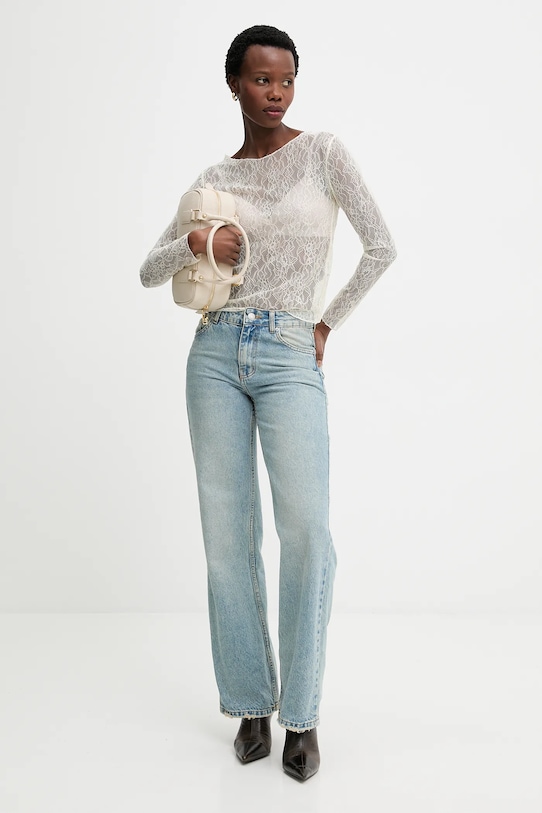 Answear.LAB bluzka 93711.iok beżowy WS26