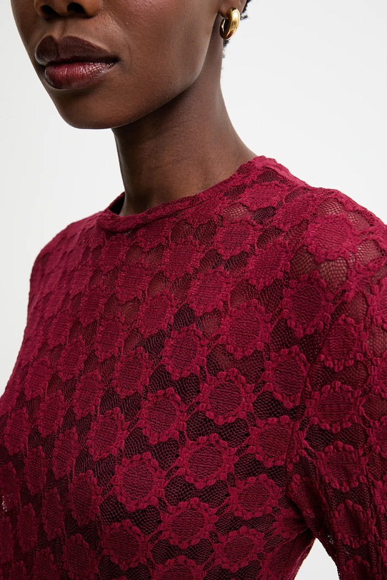 Answear.LAB bluzka 23448-1.fak bordowy