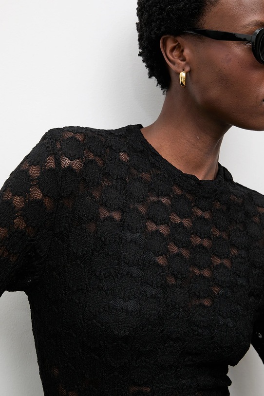 Answear.LAB bluzka 23448-1.fak czarny