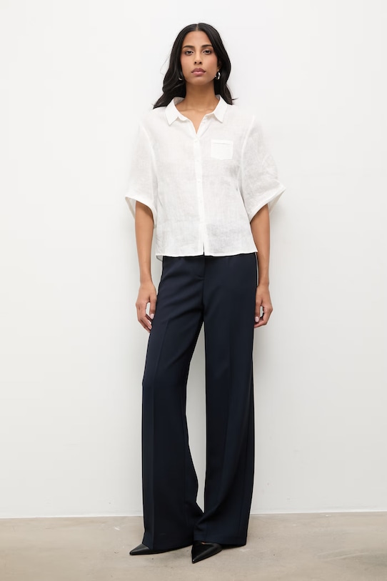 Answear.LAB koszula lniana 640691.hak biały WS26