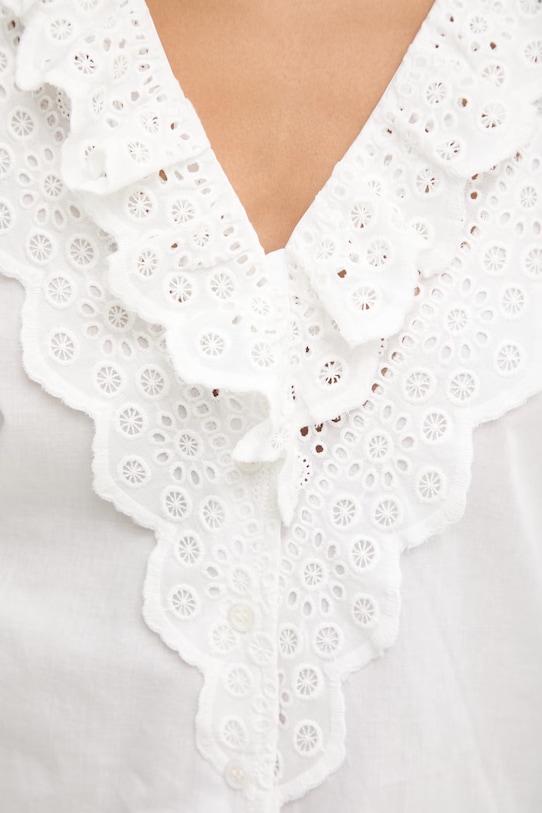 Answear.LAB bluzka bawełniana 670232.hak biały