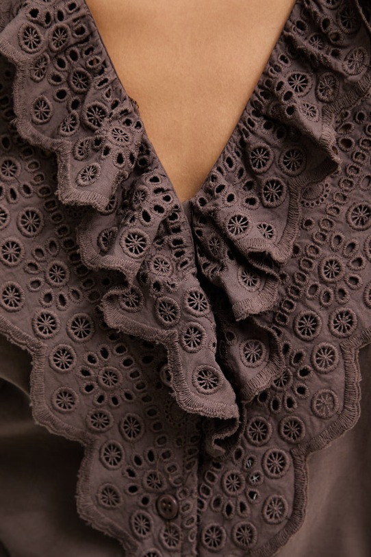 Answear.LAB bluzka bawełniana 670232.hak brązowy