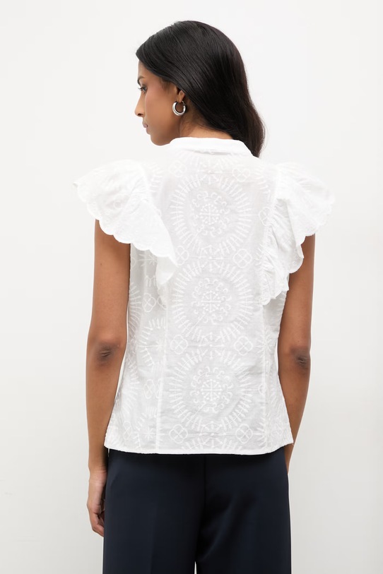 Odzież Answear.LAB bluzka bawełniana 670173.hak biały