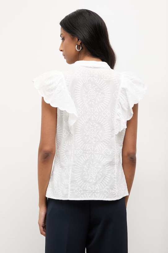 Odzież Answear.LAB bluzka bawełniana 670173.hak biały