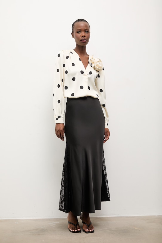 Answear.LAB bluzka 530223.hak biały WS26