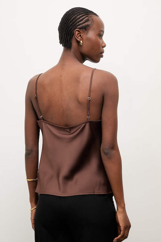 Oblečenie Blúzka Answear.LAB WS26-BDD042 hnedá