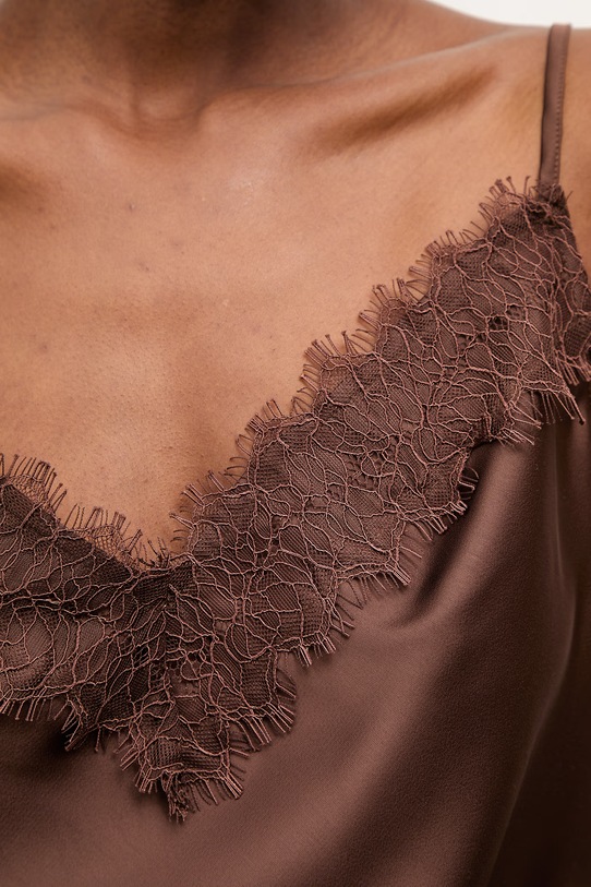 Blúzka Answear.LAB WS26-BDD042 hnedá