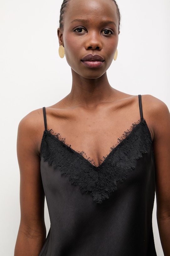 Answear.LAB bluzka 661621.hak czarny