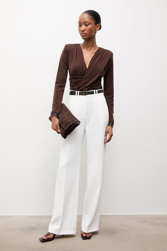 Answear.LAB body 18787.tok brązowy WS26