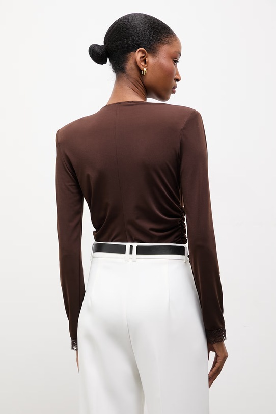 Odzież Answear.LAB body 18787.tok brązowy