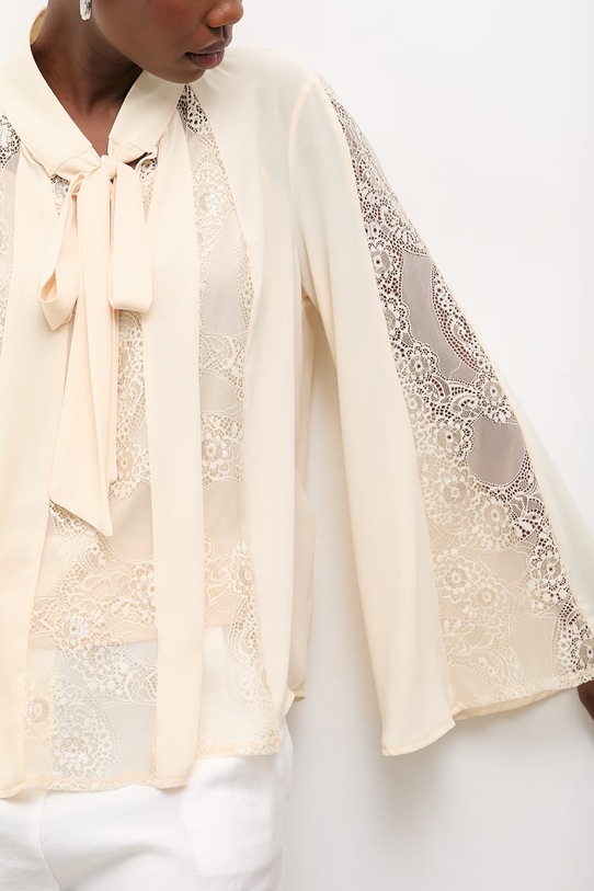 Answear.LAB bluzka BL1335 żółty WS26