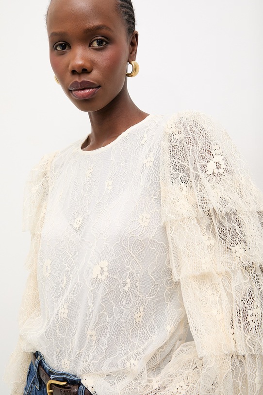 Answear.LAB bluzka beżowy 81075.fak