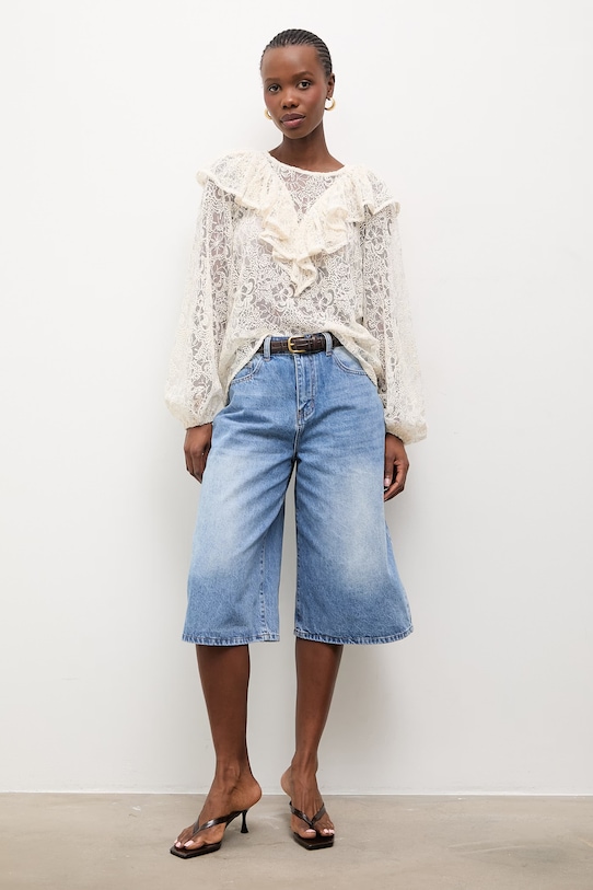 Answear.LAB bluzka Z25-037-1.fak beżowy WS26