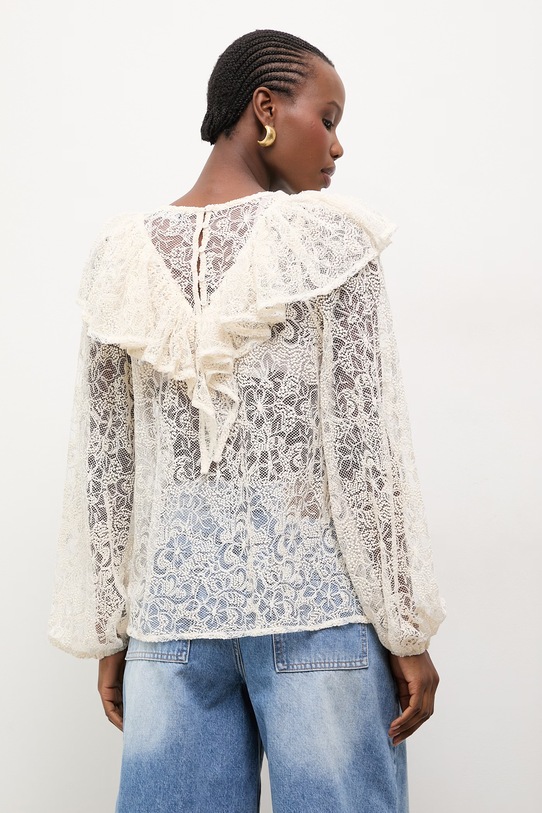 Odzież Answear.LAB bluzka Z25-037-1.fak beżowy