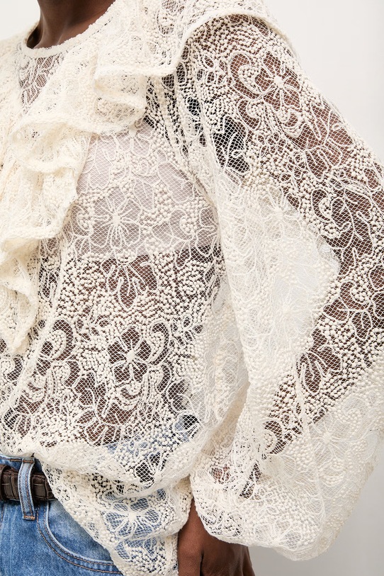 Answear.LAB bluzka Z25-037-1.fak beżowy