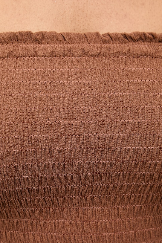 Answear.LAB bluzka brązowy BUSTIER.hak