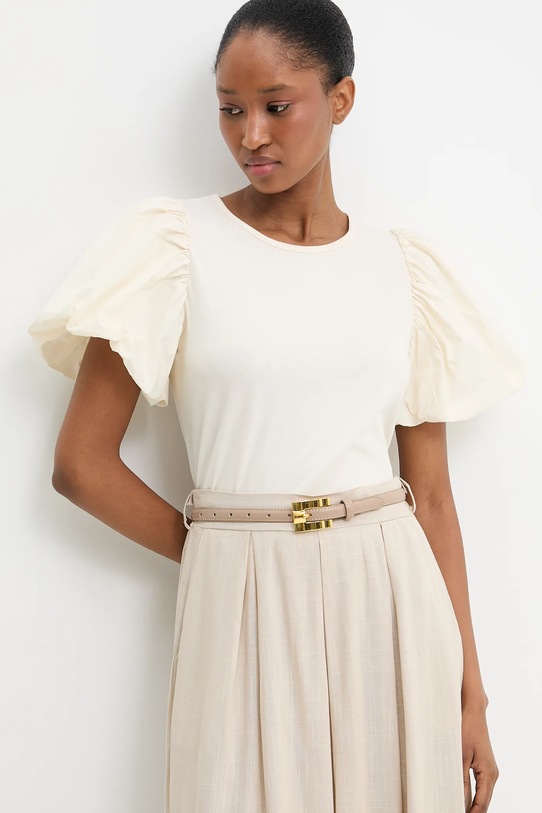 Блуза Answear.LAB стандартна бежов 55376.iak