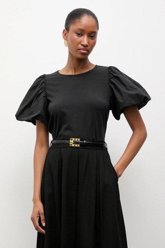 Блуза Answear.LAB стандартна черен 55376.iak