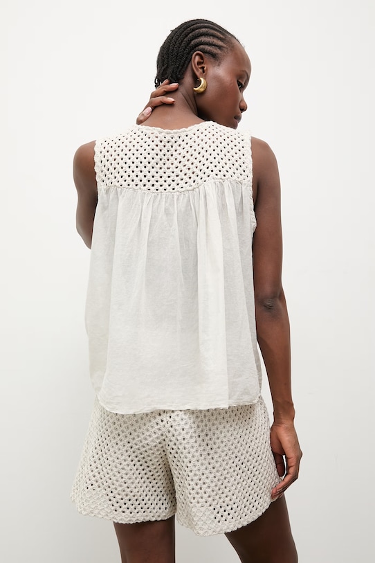 Odzież Answear.LAB bluzka damska bawełniana WS26-BKD012 beżowy