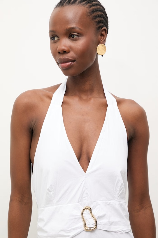 Answear.LAB bluzka damska bawełniana biały WS26-BKD015