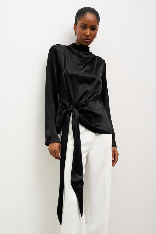 Answear.LAB bluzka pozostałe czarny 1YAIWSBL1406.tok