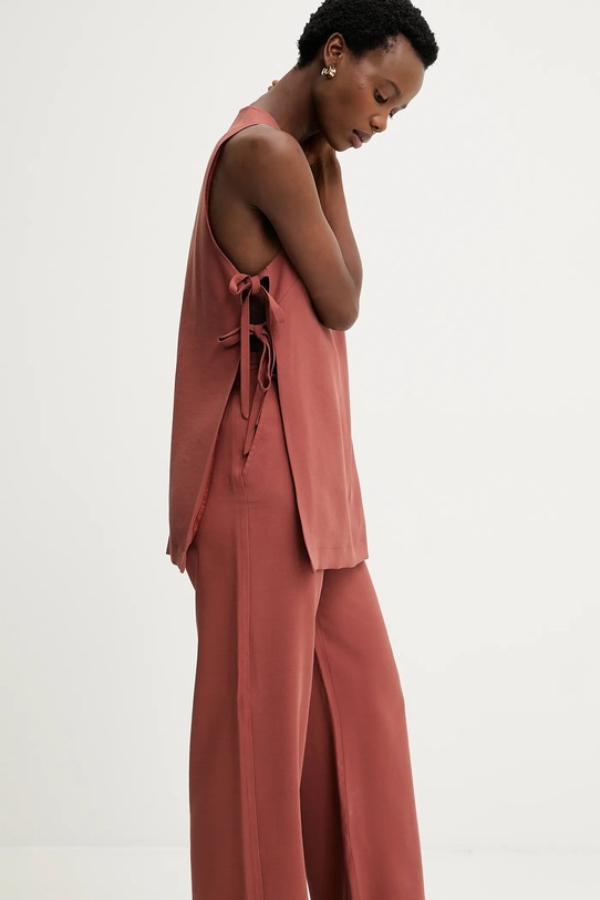 Answear.LAB bluzka casual pomarańczowy m.07603.hak