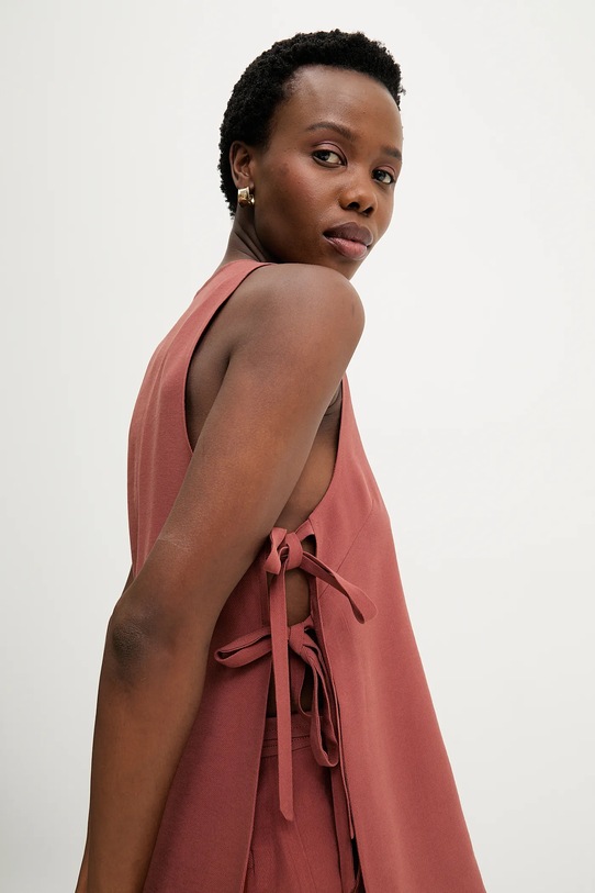 Answear.LAB bluzka m.07603.hak pomarańczowy