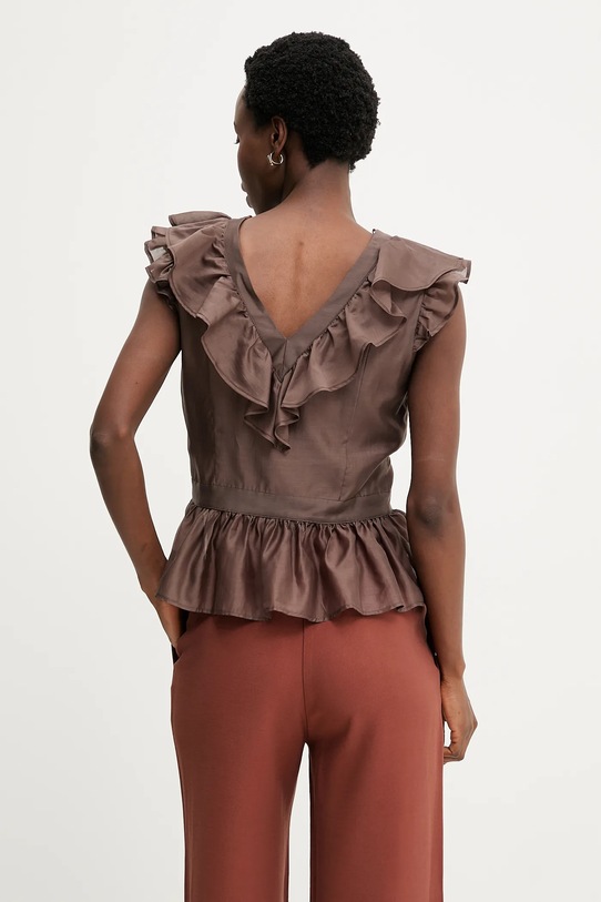 Odzież Answear.LAB bluzka WS26-BKD019 brązowy