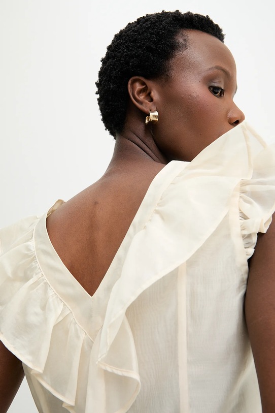 Answear.LAB bluzka m.07302.hak beżowy