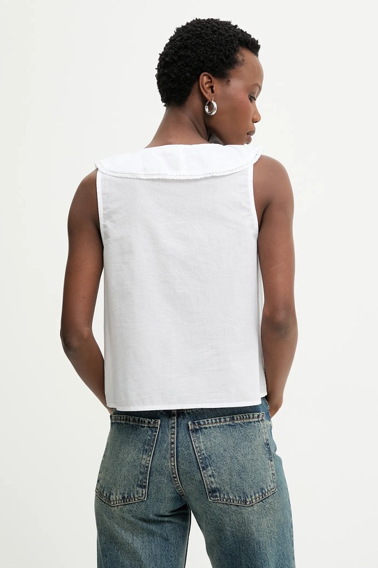 Odzież Answear.LAB bluzka bawełniana m.08329.hak biały