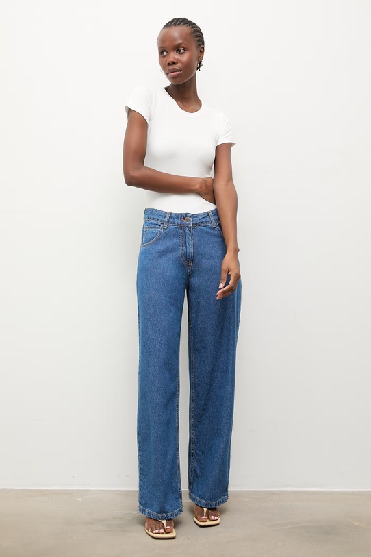 Answear.LAB t-shirt damski z bawełny WS26-BKD025 biały WS26