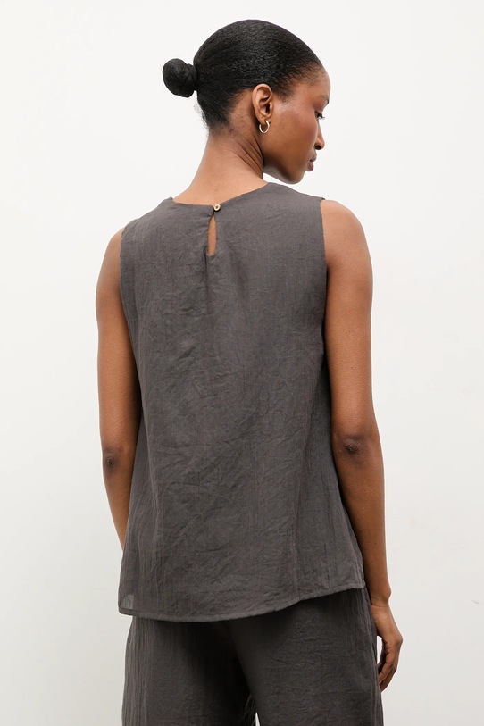 Odzież Answear.LAB bluzka lniana E26-79.fjk czarny