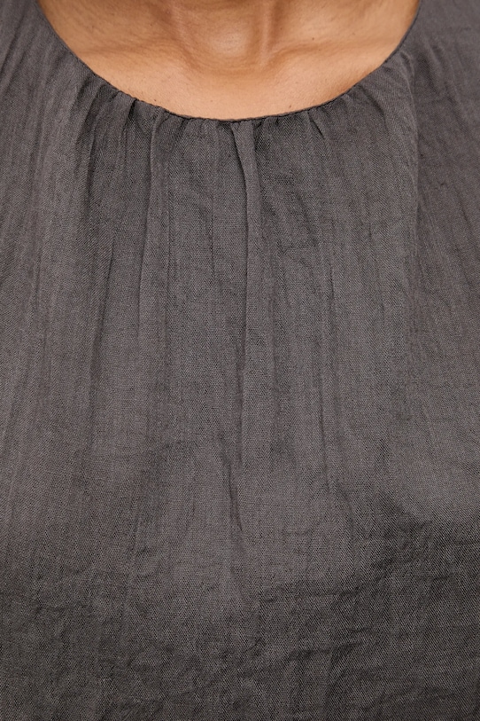 Answear.LAB bluzka lniana E26-79.fjk czarny