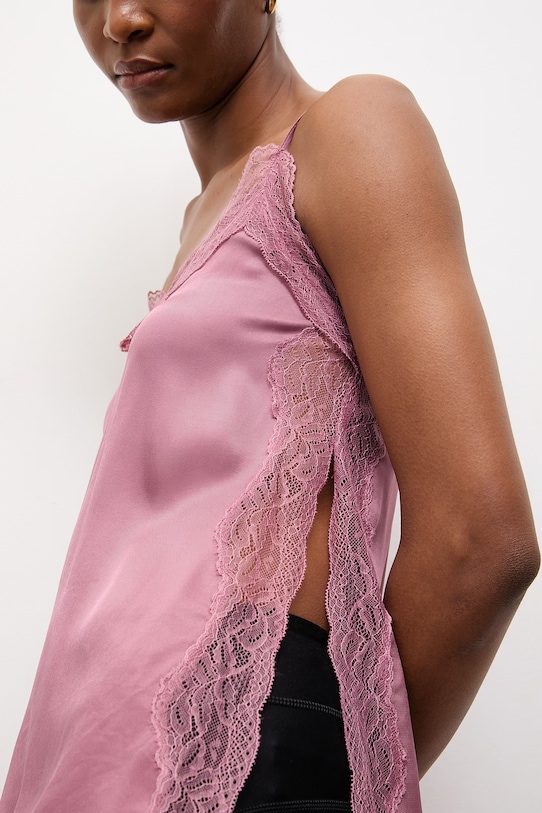 Answear.LAB bluzka na ramiączkach damska WS26-BKD029 różowy