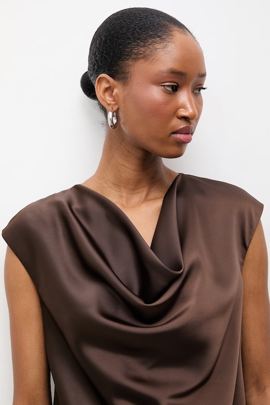 Answear.LAB top brązowy 18807.tok