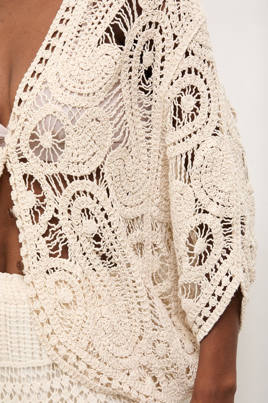 Answear.LAB bluzka bawełniana LU5583.fak beżowy