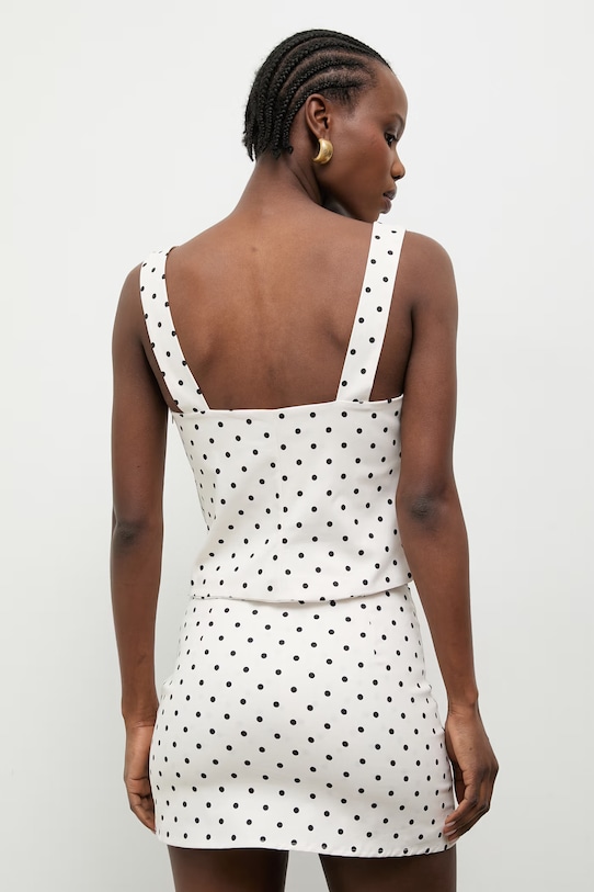 Odzież Answear.LAB bluzka damska bawełniana z elastanem 96116.iak beżowy