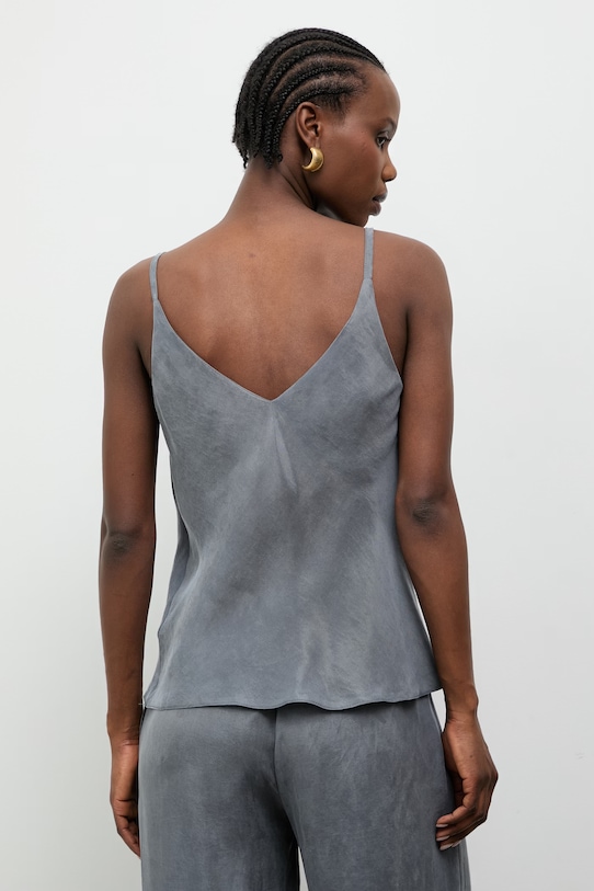 Odzież Answear.LAB top damski z lyocellu 95107.iak niebieski