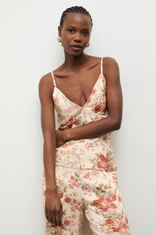 Answear.LAB top damski z wiskozy beżowy 95070.iak